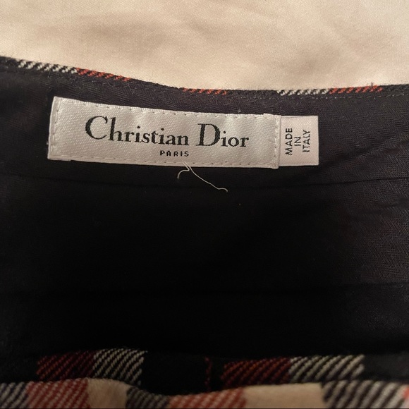 Dior Plaid Skort - Picture 3 of 5